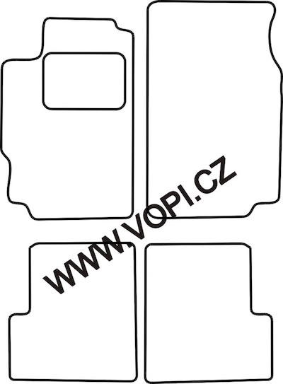 Autokoberce Peugeot 406 1995 - 2005 Colorfit Fun (3606)